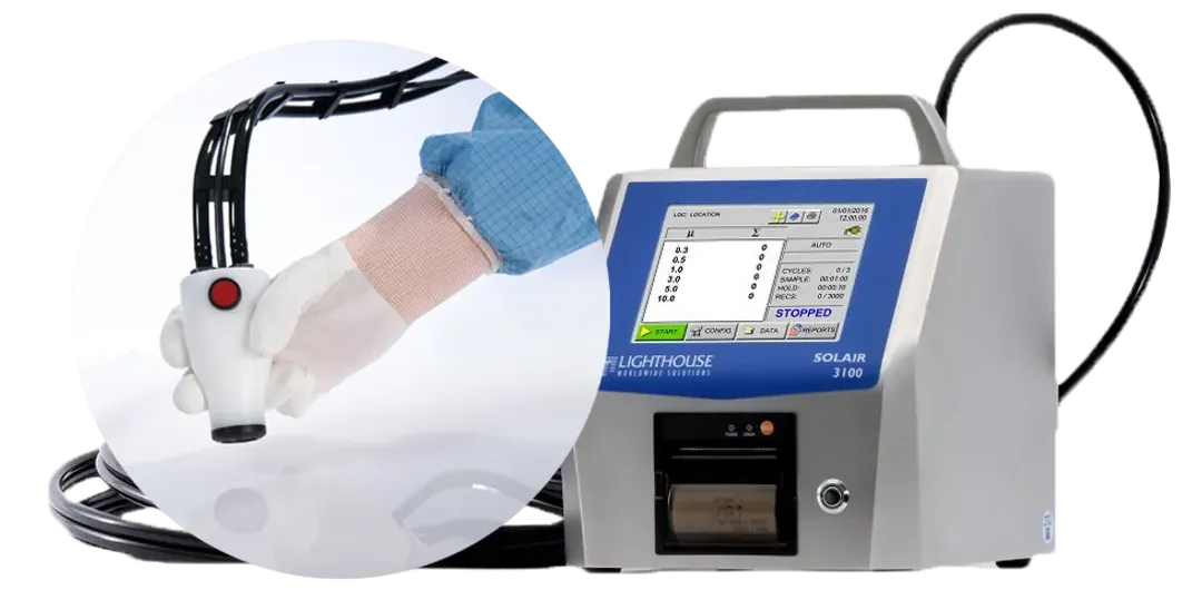 Sistema-MK Surface Scan Probe with optical particle counter